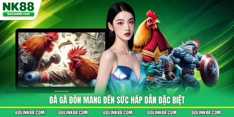 Đá gà đòn mang đến sức hấp dẫn đặc biệt